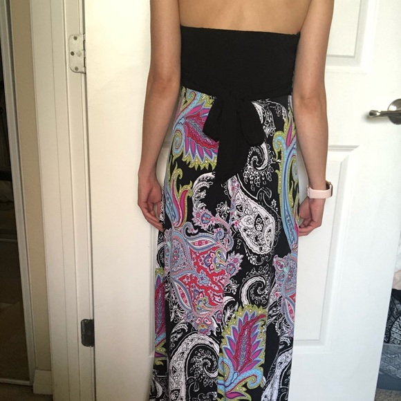 ⭐️ NWOT Strapless Maxi Dress - Picture 2 of 15